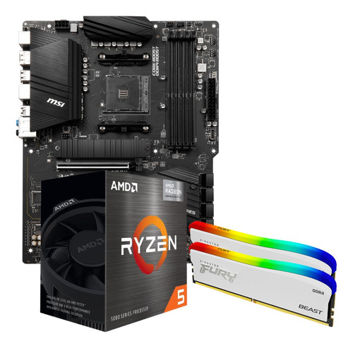 Ryzen 5 5600g 6c 12t + Mother Msi B550-a Pro + 16gb Ram Rgb