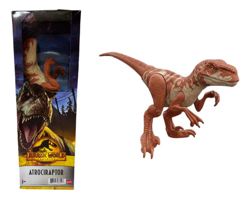 Boneco Atrociraptor Jurassic World Dino Original Mattel