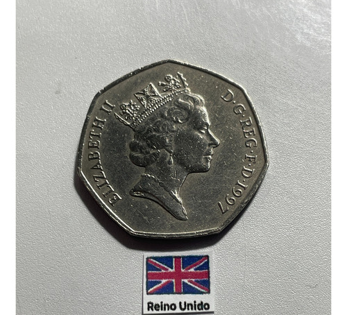 Moeda 50 Pence 1997, In 19 Inglaterra