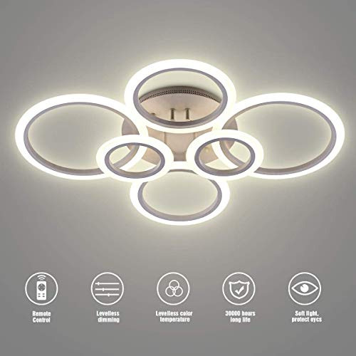Lámpara De Techo Led Ouqi, Lámpara De Techo Led Vander Life