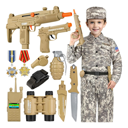 Disfraz Del Ejército Innocheer Para Niños, Disfraces De Sold