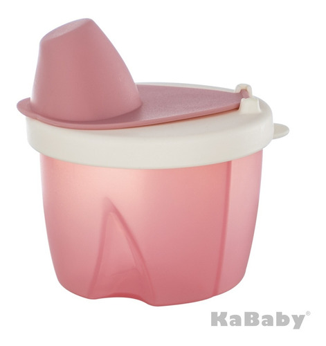 Pote Dosador Para Leite Em Pó Rosa Kababy 1231r