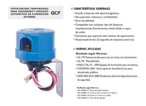 Imagen 2 de 3 de Fotocelda Con Base 1800w Multivoltaje Combo, Exceline