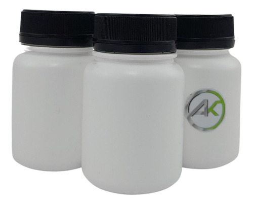 Pote Plastico Tampa Rosca Lacre 90ml Ideal Cápsulas 55 Unds