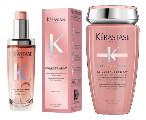 Kit Chroma Absolu Shampoo + Óleo Refilável 75ml