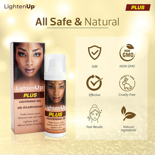 Lightenup Plus Omic Gel, Formulado Ayuda A Decolorar Manchas