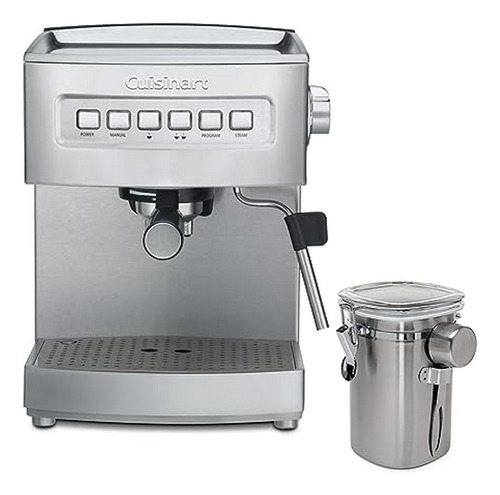 Paquete De Cafetera Espresso Cuisinart Em-200np1 Y Recipient