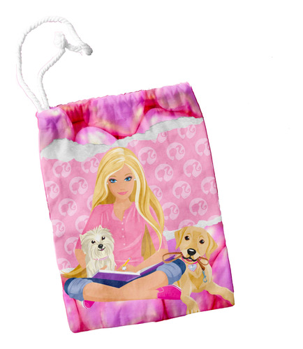 Bolsitas Golosineras Tela Barbie Personalizables X 10