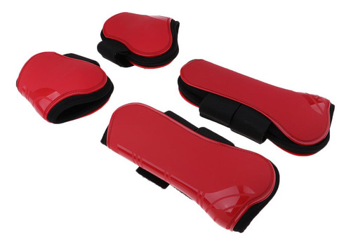 2 Pares Patas Botas Frente Trasero Accesorios De Rojo