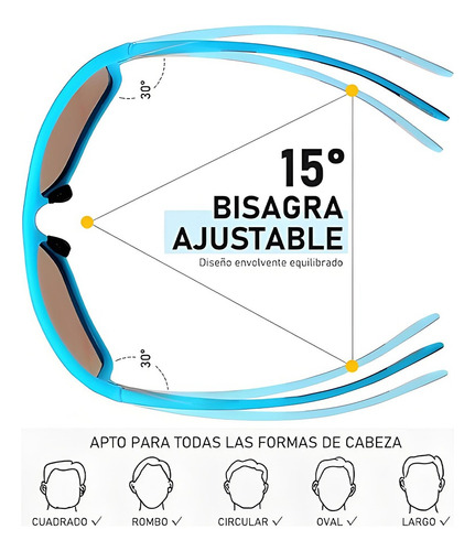 Lentes De Sol Ojos De Sol Polarizados Para Hombre Y Mujer Protección Uv Estilo 3