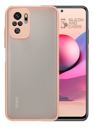 Carcasa Para Xiaomi Redmi Note 10s Borde Color Prot Camara