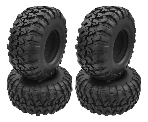 4 Pieces 118mm Rubber Tire 1.9 For 1/10 Rc Crawl