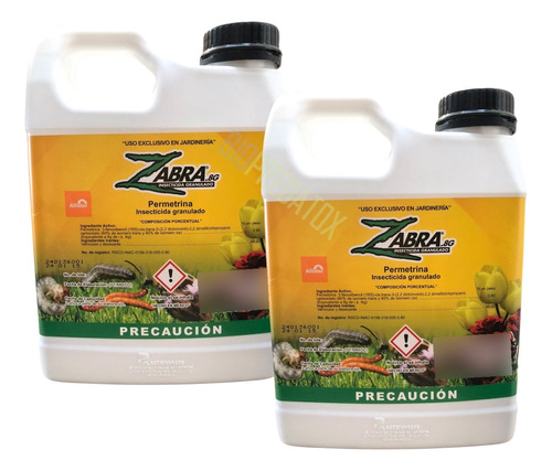 Zabra 2kg Hormigas Gallina Ciega Gusano Insecticidas Veneno 