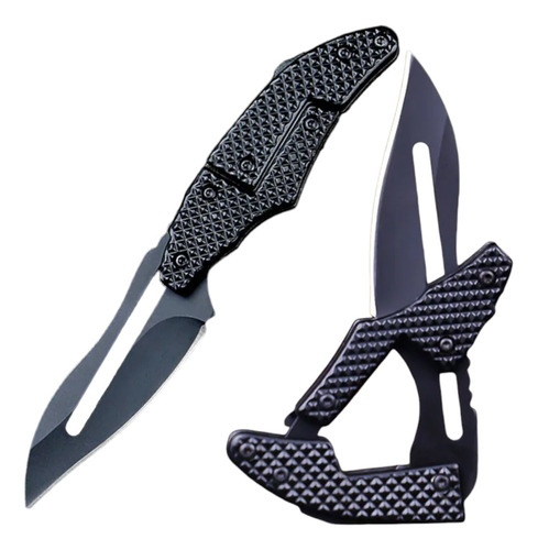 Cuchillo Plegable Navaja Tactico Militar Edc Clip + Funda