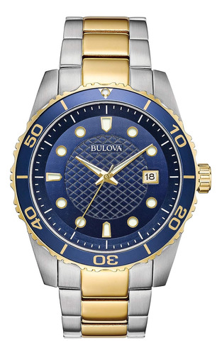 Reloj Clasico Para Hombre Bulova 98a200, 43 Mm