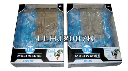 Blísters Vacíos Superman & Donna Troy & Arsenal Dc Baf Kb13 (Usado)