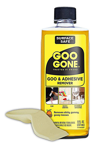 Goo Gone Original Liquid 8 Ounce And Sticker Lifter Surface 