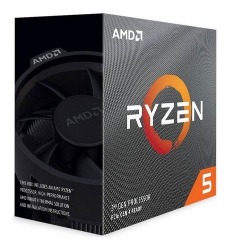 Micro Procesador Amd Ryzen 5 3600 4.2 Ghz Am4 3ra Generacion