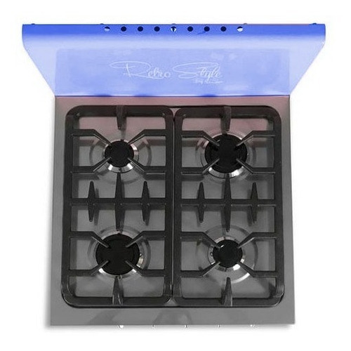 Imagen 8 de 10 de Cocina Retro Luxor Gas 4 Hornallas Valvula Vintage Diseño