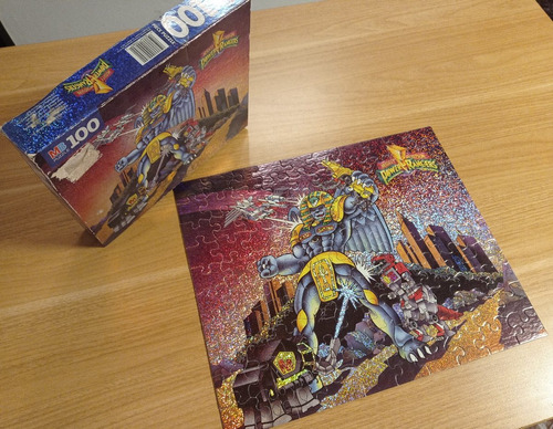 Puzzle Power Rangers 1994 King Sphinx 100 Pzs Completo Holog