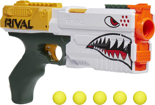 Nerf Rival Kronos Xviii-500 Blaster, Carga De Nalgas, 5 Rond
