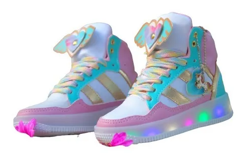 Botas con luces para niñas new arrivals