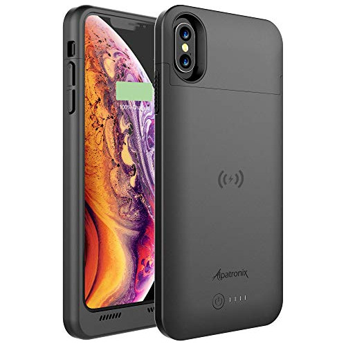 Estuche Bateria Para iPhone XS 4200mah Delgada Portatil Qi