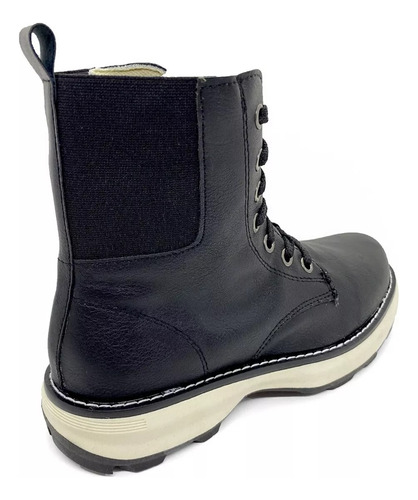 Imagen 3 de 6 de Botas Borcegos Mujer Acordonado Botita Cuero Lisboa Lady