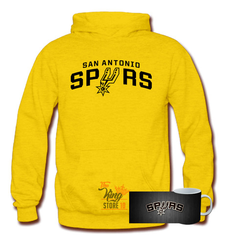 Poleron + Taza, San Antonio Spurs, Basketball, Nba, Deporte / The King Store