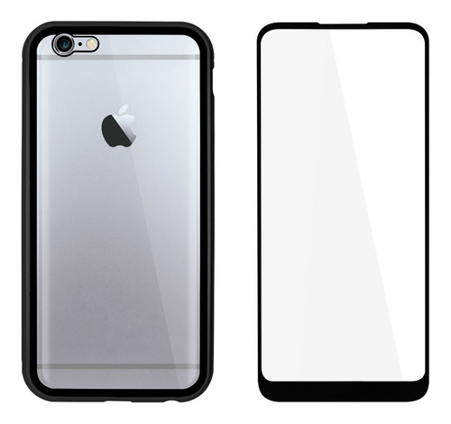 Funda Magnética 360° Para Varios Modelos Apple Más Mica 9d