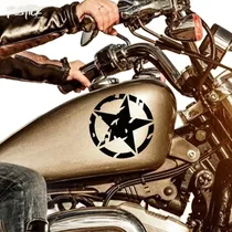 Comprar Set X2 Calco Estrella Rasgada Calco Moto Sticker Ploteo 15cm