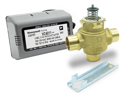 Kit Actuador Para Valvula Vcz Y Válvula F&c, 3 Vías, 3/4