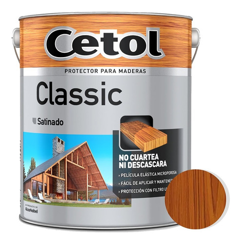 Cetol Classic Satinado Impregnante 4 Lts. Akzo - Iacono