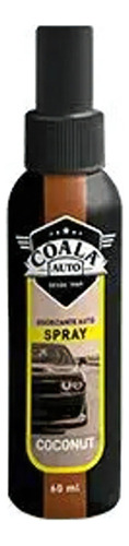 Odorizante Auto Spray Coala 60ml Fragrância Coconut