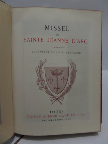 Missel De Sainte Jeanne D´arc