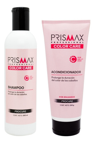 Prismax Color Care Shampoo + Acondicionador Teñidos Chico 6c