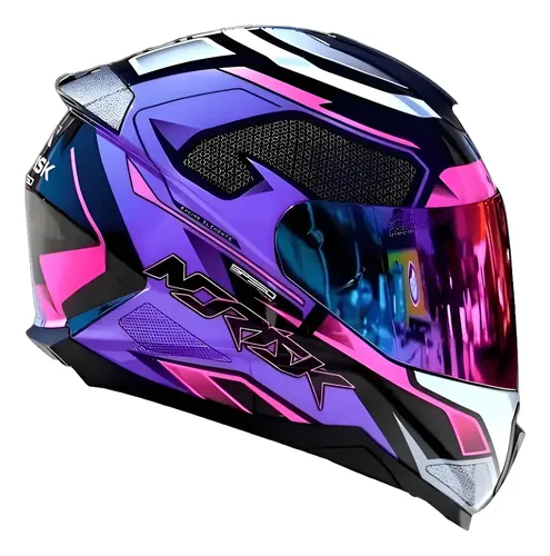 Capacete Norisk Razor Speedmax Rosa Masculino Feminino Cor Roxo/rosa Tamanho Do Capacete 60 — foto 1