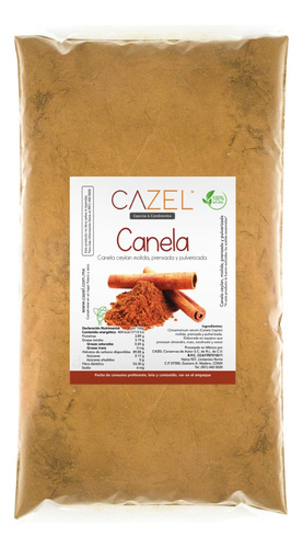 Canela Pura Molida En Polvo Natural Artesanal 1kg