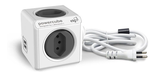 Powercube Extended 3m 2portas Usb Pwc-x4u/3m Filtro De Linha