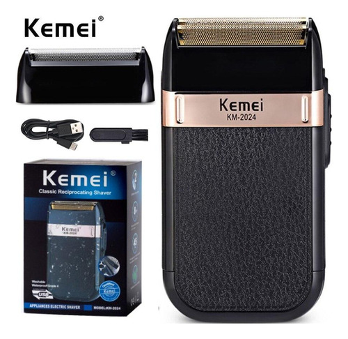 Barbeador Elétrico Kemei Classic Shaver Km-2024 - Bivolt