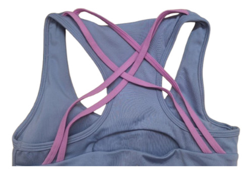 Top Deportivo Charly Dry Factor Para Mujer (5012071) Azul Acero M