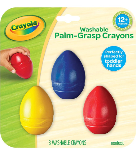 Crayones Palm.graps Creyons Con 3 Colores Crayola
