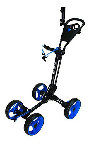 Carritos - Qwik-fold Carrito De Golf Plegable De 4 Ruedas Co