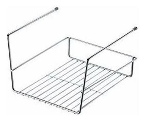 Ahorrador De Espacio Debajo Del Estante 10  - Acero Cromado