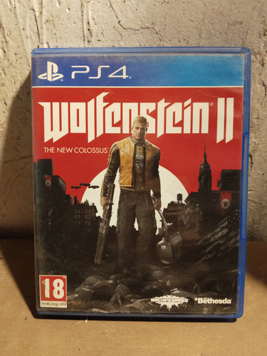 Juego Playstation Wolfenstein 2 The New Colossus Ps4 Físico (Usado)