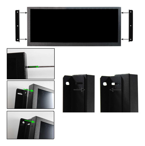 Vsdisplay 12.3 Monitor Lcd Ips Portátil 1920x720 Pantalla De