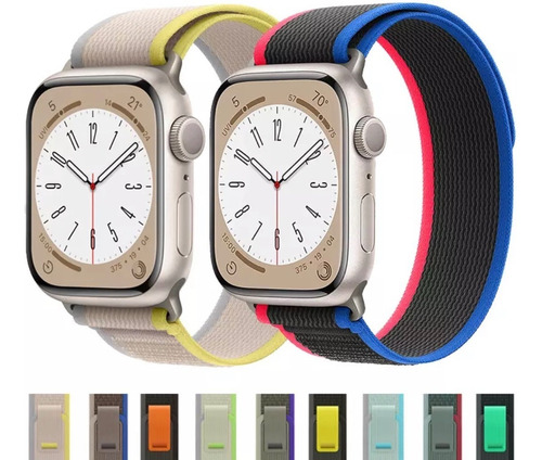 Correa Manilla Trail Loop Para Apple Watch 38, 40, 41mm