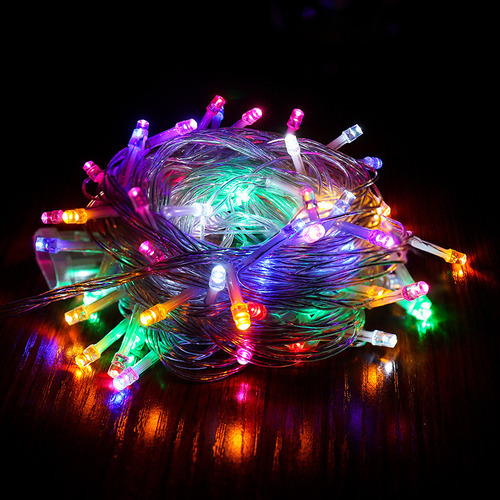 Tira Luces Led Navidad Guirnalda 8 Mt X 100 Multicolor 220v