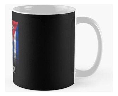 Taza Bandera Cubana Mitad Americana Sos Cuba Vintage - Regal