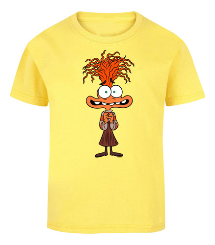 Pixar Playera Infantil Intensamente Ansiedad Oficial